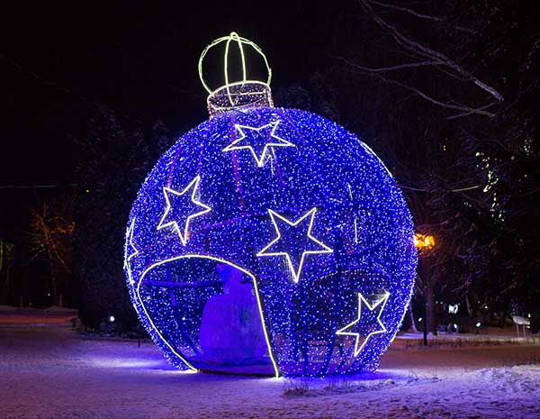 Новогодний декор в Нерюнгри